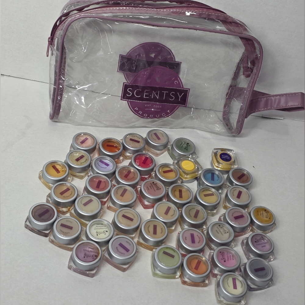 Scentsy Party Testers Samples 42 With Carry Case Wax Melts